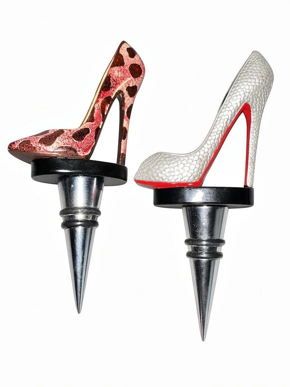 Vintage Stiletto High Heel Wine Bottle Stoppers (Not Stopperella) Kitchen Decor